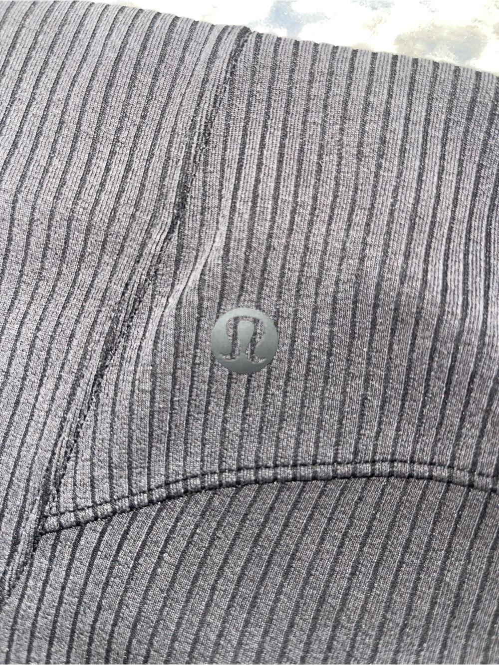 Lululemon Black Ribbed Shorts - Picture 4 of 4